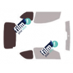 Kit film solaire Toyota Aygo (1) 3 portes (2005 - 2014)