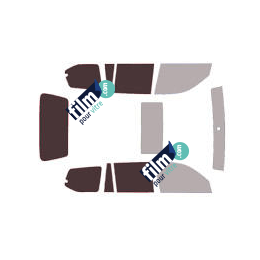 Kit film solaire Toyota Land Cruiser (12) 5 portes (2003 - 2009) roue de secours sur coffre