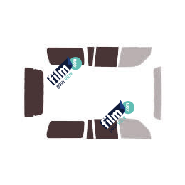 Kit film solaire Toyota Land Cruiser (8) SW 5 portes (1990 - 1998) (hdj) vitres fixes