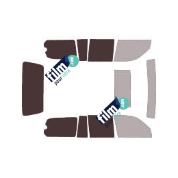 Kit film solaire Toyota Land Cruiser (10) SW 5 portes (2003 - 2008) (hdj100)