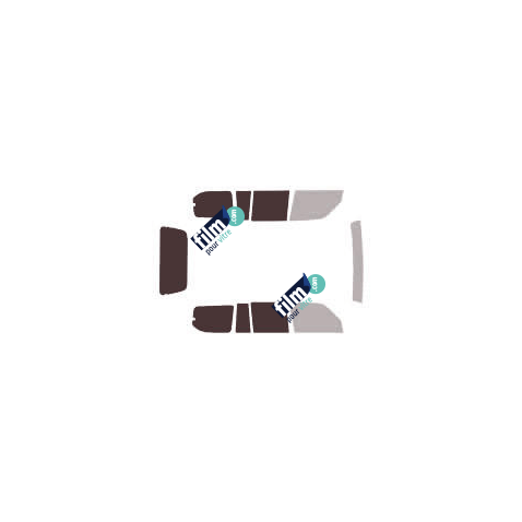 Kit film solaire Toyota Land Cruiser (9) 5 portes (1996 - 2003) (kzj-kdj)