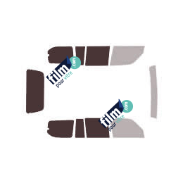 Kit film solaire Toyota Land Cruiser (9) 5 portes (1996 - 2003) (kzj-kdj)