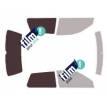 Kit film solaire Volkswagen Golf (4) 3 portes (1997 - 2004)
