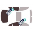 Kit film solaire Volkswagen Passat (6) CC Berline 4 portes (2008 - 2012)