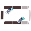 Kit film solaire Volkswagen Transporter T2 (2) Combi 4 portes (1967 - 1979) vitres fixes