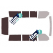 Kit film solaire Volkswagen Transporter T4 (4) Court 4 portes (1990 - 2003) vitres ouvrantes et hayon