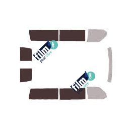 Kit film solaire Volkswagen Transporter T4 (4) Long 5 portes (1990 - 2003) vitres fixes et 2 portes arrières