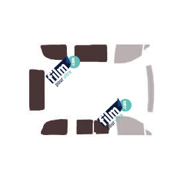 Kit film solaire Mercedes-Benz Vito (2) Compact 4 portes (2003 - 2014) 1 porte latérale, 1 vitre ouvrante côté droit et hayon