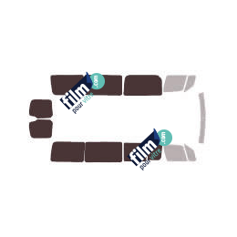 Kit film solaire Mercedes-Benz Sprinter (2) Long 5 portes (2006 - 2018) vitres coulissantes droite