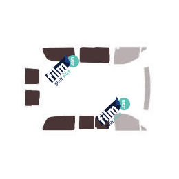 Kit film solaire Mercedes-Benz Viano (1) Long 5 portes (2003 - 2015) 1 porte latérale, 1 vitre ouvrante côté droit et 2 portes arrière