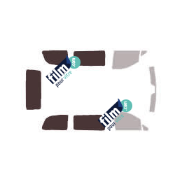 Kit film solaire Mercedes-Benz Viano (1) Compact 5 portes (2003 - 2015) 2 portes latérales, vitres fixes et hayon