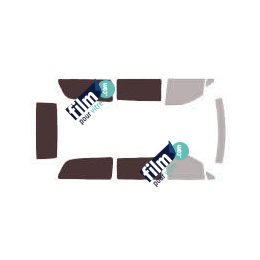 Kit film solaire Mercedes-Benz Viano (1) Extra Long 5 portes (2003 - 2015) 2 portes latérales, vitres fixes et hayon