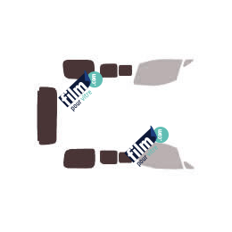 Kit film solaire Nissan Evalia (1) NV200 6 portes (depuis 2009) vitres ouvrantes avec hayon