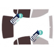 Kit film solaire Kia Pride Berline 4 portes (2005 - 2011)