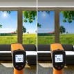 Film solaire électrostatique repositionnable Argent Clair - rejet de chaleur 59%