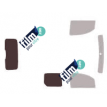 Kit film solaire Renault Kangoo (2) Utilitaire 4 portes (depuis 2008) 1 vitre latérale et hayon