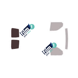 Kit film solaire Volkswagen Transporter T5 (5) Court Ou Long Utilitaire 4 portes (2003 - 2015) 2 portes arrières