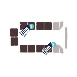 Kit film solaire Peugeot Boxer (1) Long 5 portes (1994 - 2006) vitres coulissantes avant et arrière