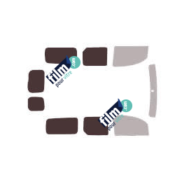 Kit film solaire Renault Kangoo (2) Maxi Vitrée 6 portes (depuis 2010) 2 portes latérales et 2 portes arrières