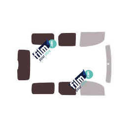 Kit film solaire Renault Kangoo (2) Maxi Vitrée 5 portes (depuis 2010) 2 portes latérales et hayon