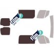 Kit film solaire Volkswagen Crafter (1) Utilitaire 5 portes (2006 - 2017) 1 porte latérale, 2 vitres fixes