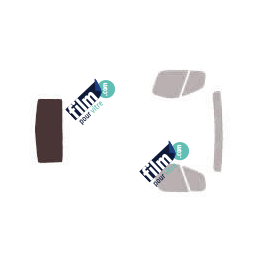 Kit film solaire Renault Trafic (2) Court / Long Utilitaire 4 portes (2002 - 2015) hayon