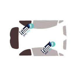 Kit film solaire Kia Rio (3) Coupe 3 portes (2012 - 2018)