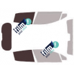 Kit film solaire Renault Clio (4) 5 portes (2012 - 2019)