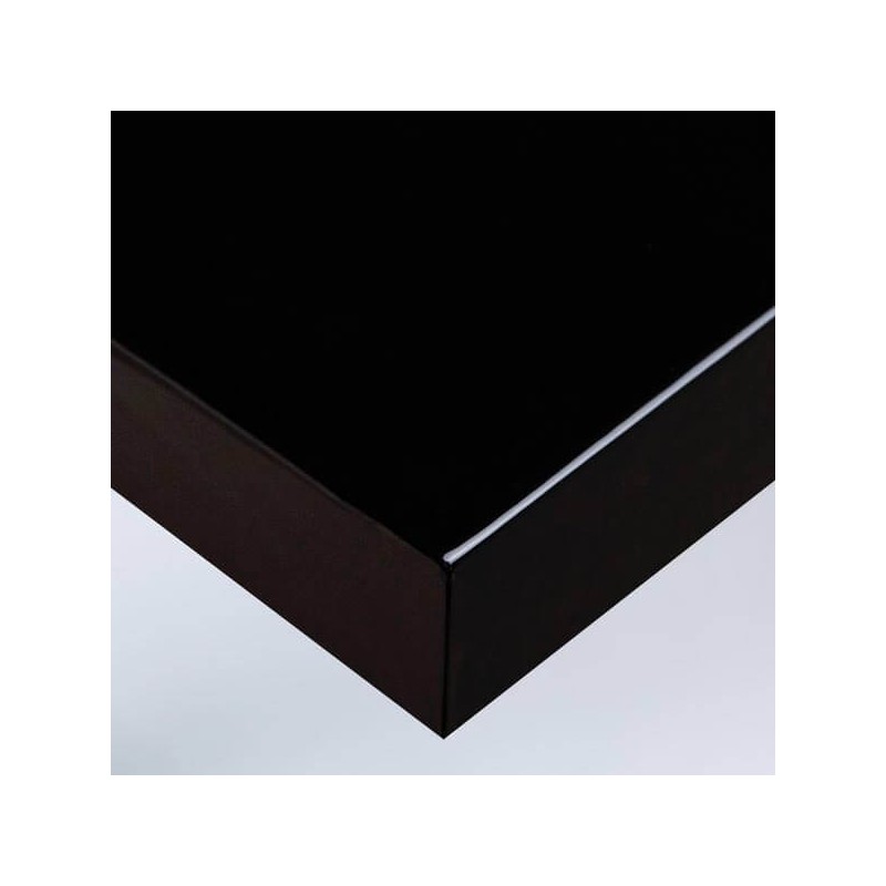 Vinyle adhésif meuble laqué noir originalité pour la décoration murale ou de mobilier