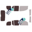 Kit film solaire Mercedes-Benz Citan (1) 5 portes (depuis 2012) vitres descendantes et hayon