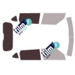 Kit film solaire Kia Soul (2) 5 portes (2014 - 2019)