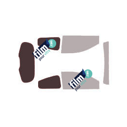 Kit film solaire Renault Clio (3) Collection 3 portes (depuis 2012)