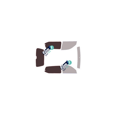 Kit film solaire Toyota Land Cruiser (12) 3 portes (2003 - 2009) roue de secours sous plancher