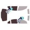 Kit film solaire Mercedes-Benz Classe C (4) Berline 4 portes (2014 - 2020)