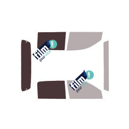 Kit film solaire Toyota Hilux (7) Crew Cab Pick-up 4 portes (2013 - 2016)