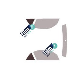 Kit film solaire Porsche 911 (5) Cabriolet 2 portes (1998 - 2005) lunette en plastique