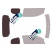 Kit film solaire Peugeot 108 3 portes (depuis 2014)