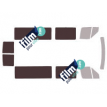 Kit film solaire Mercedes-Benz Sprinter (1) Moyen 5 portes (1995 - 2006) vitres fixes