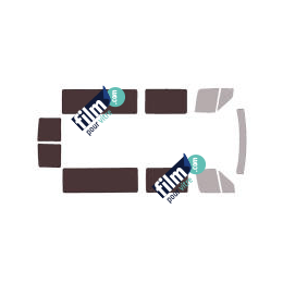 Kit film solaire Mercedes-Benz Sprinter (1) Moyen 5 portes (1995 - 2006) vitres fixes