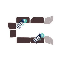 Kit film solaire Renault Master (3) L2 5 portes (depuis 2010) tout vitré avec 1 portes latérales et vitres fixes