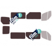 Kit film solaire Nissan NV400 (1) L2 6 portes (depuis 2010) tout vitré avec 2 portes latérales et vitres fixes