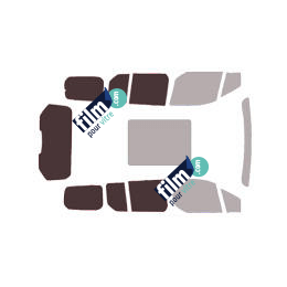 Kit film solaire Ford Grand Connect (2) Tourneo 5 portes (depuis 2014) vitres descendantes avec hayon