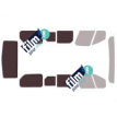 Kit film solaire Renault Trafic (3) Court 4/5 portes (depuis 2014) vitres coulissantes et hayon