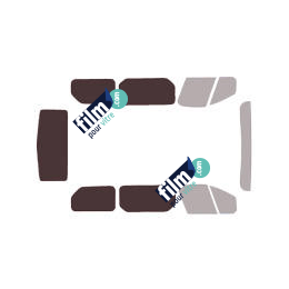 Kit film solaire Opel Vivaro (2) Court 4/5 portes (depuis 2014) vitres fixes avec hayon