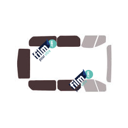 Kit film solaire Opel Vivaro (2) Long 4/5 portes (depuis 2014) vitres fixes avec hayon