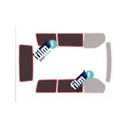 Kit film solaire Mercedes-Benz Classe V (1) 4 portes (1996 - 2003) 1 porte latérale