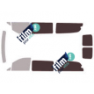 Kit film solaire Mercedes-Benz Vito (3) Extra Long 5 portes (depuis 2014) vitres fixes 1 porte latérale et 2 portes arrières