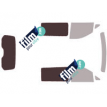 Kit film solaire Mercedes-Benz Vito (3) Mixto Utilitaire 5 portes (depuis 2014) 2 portes latérales et hayon