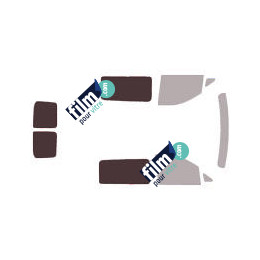 Kit film solaire Mercedes-Benz Vito (3) Mixto Utilitaire 5 portes (depuis 2014) 1 porte latérale et 2 portes arriéres