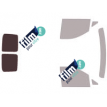 Kit film solaire Mercedes-Benz Vito (3) Fourgon Utilitaire 5 portes (depuis 2014) 2 portes arrières